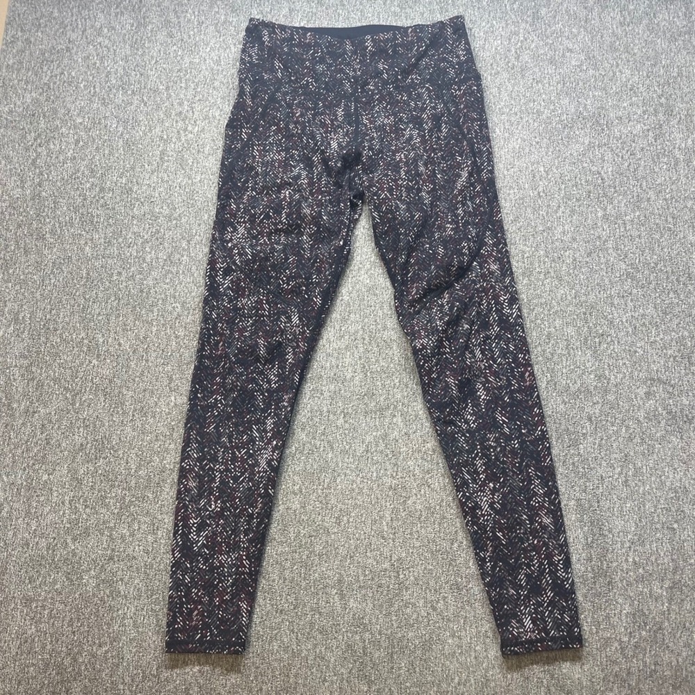 Sweaty Betty The Power Full Length Leggings Womens Small Black Patterened‎